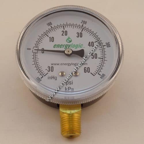 EnergyLogic Gauge - Vac/Pressure Combo 1/4"