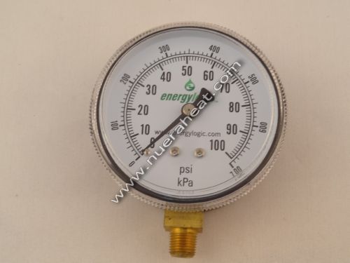 EnergyLogic Pressure Gauge - 0-100 PSI